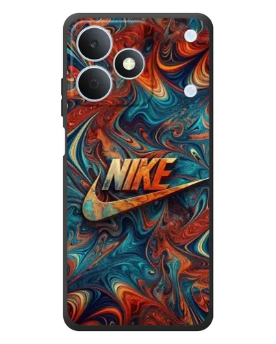 Чехол для Realme Note 80 с картинкой «Nike в абстракции»