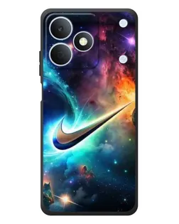 Чехол для Realme Note 80 с картинкой «Космический Nike Swoosh»