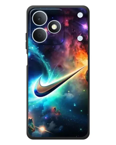 Чехол для Realme Note 80 с картинкой «Космический Nike Swoosh»