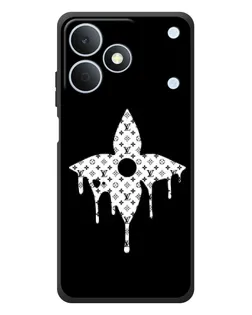 Чехол для Realme Note 80 с картинкой «Цветочная монограмма»