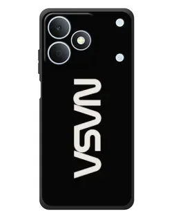 Чехол для Realme Note 80 с картинкой «NASA — вертикальный логотип»