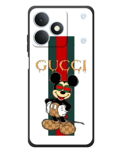 Чехол для Realme Note 80 с картинкой «Микки Маус Gucci — полосы»