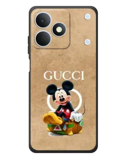 Чехол для Realme Note 80 с картинкой «Микки Маус Gucci — крафт»