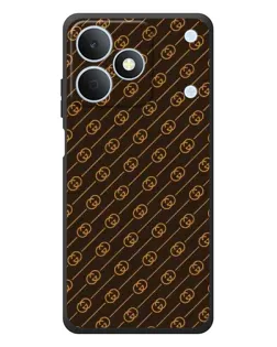 Чехол для Realme Note 80 с картинкой «Gucci — золотые диагонали»