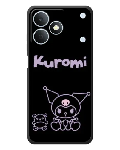 Чехол для Realme Note 80 с картинкой «Kuromi — черный минимализм» Чехол для Realme Note 80 с картинкой «Kuromi — черный минимализм»