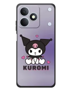 Чехол для Realme Note 80 с картинкой «Kuromi — фиолетовый арт»