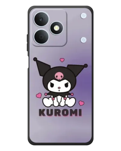 Чехол для Realme Note 80 с картинкой «Kuromi — фиолетовый арт» Чехол для Realme Note 80 с картинкой «Kuromi — фиолетовый арт»