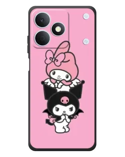 Чехол для Realme Note 80 с картинкой «My Melody и Kuromi»