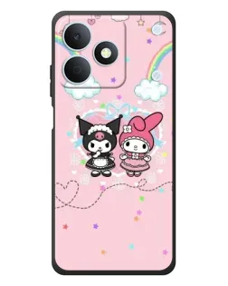 Чехол для Realme Note 80 с картинкой «My Melody и Kuromi»