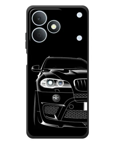 Чохол для Realme Note 80 з картинкою «Темний силует BMW»