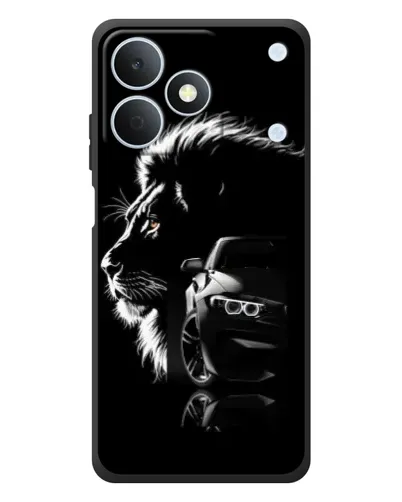 Чохол для Realme Note 80 з картинкою «BMW та лев»