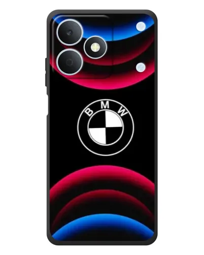 Чохол для Realme Note 80 з картинкою «Логотип BMW та неонові дуги»