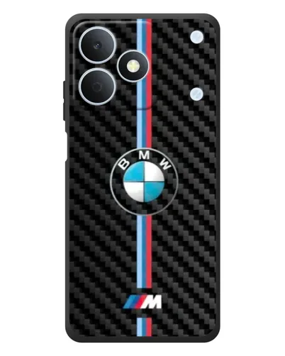 Чохол для Realme Note 80 з картинкою «Емблема BMW та карбон»