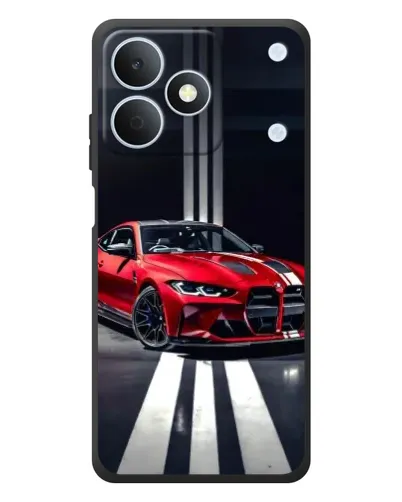 Чохол для Realme Note 80 з картинкою «Червона BMW на дорозі»