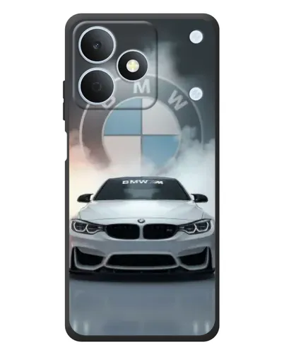 Чохол для Realme Note 80 з картинкою «BMW в білому диму» Чохол для Realme Note 80 з картинкою «BMW в білому диму»