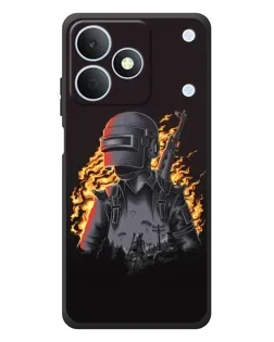 Чехол для Realme Note 80 с картинкой «PUBG — огненный силуэт» Чехол для Realme Note 80 с картинкой «PUBG — огненный силуэт»