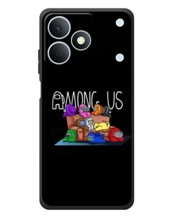 Чехол для Realme Note 80 с картинкой «Логотип Among Us»