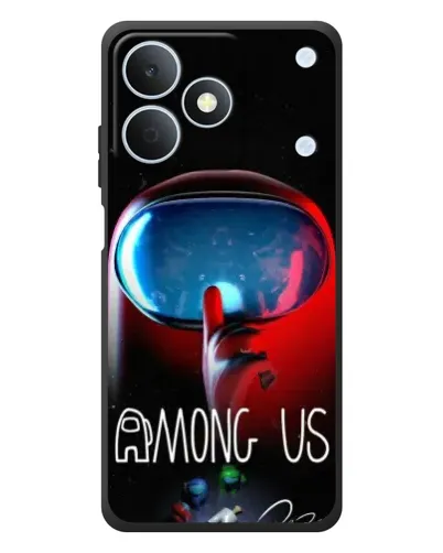 Чехол для Realme Note 80 с картинкой «Красный импостер — макро» Чехол для Realme Note 80 с картинкой «Красный импостер — макро»