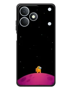 Чехол для Realme Note 80 с картинкой «Одинокий герой на планете»