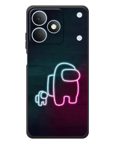 Чехол для Realme Note 80 с картинкой «Among Us неон-арт» Чехол для Realme Note 80 с картинкой «Among Us неон-арт»
