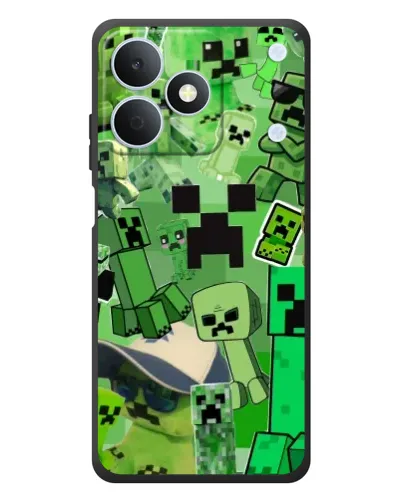 Чехол для Realme Note 80 с картинкой «Криперы Minecraft» Чехол для Realme Note 80 с картинкой «Криперы Minecraft»