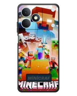 Чехол для Realme Note 80 с картинкой «Minecraft герои игры»