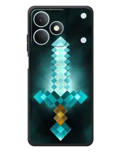 Чехол для Realme Note 80 с картинкой «Алмазный меч неон» Чехол для Realme Note 80 с картинкой «Алмазный меч неон»