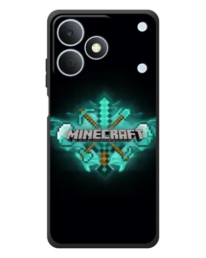 Чехол для Realme Note 80 с картинкой «Minecraft Diamond лого» Чехол для Realme Note 80 с картинкой «Minecraft Diamond лого»