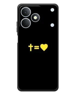 Чохол для Realme Note 80 з картинкою «Серце та Хрест»