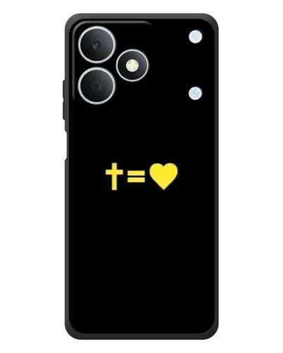 Чохол для Realme Note 80 з картинкою «Серце та Хрест» Чохол для Realme Note 80 з картинкою «Серце та Хрест»
