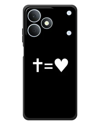 Чохол для Realme Note 80 з картинкою «Хрест та Серце» Чохол для Realme Note 80 з картинкою «Хрест та Серце»