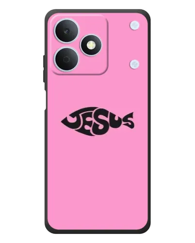 Чохол для Realme Note 80 з картинкою «Рожевий символ Jesus» Чохол для Realme Note 80 з картинкою «Рожевий символ Jesus»