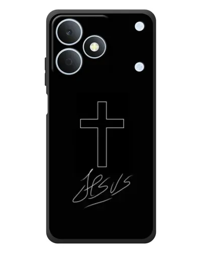 Чехол для Realme Note 80 с картинкой «Графический крест Jesus» Чехол для Realme Note 80 с картинкой «Графический крест Jesus»