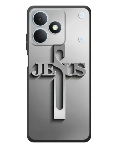 Чехол для Realme Note 80 с картинкой «Металлический крест Jesus» Чехол для Realme Note 80 с картинкой «Металлический крест Jesus»