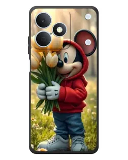 Чохол для Realme Note 80 з картинкою «Міккі з тюльпанами»