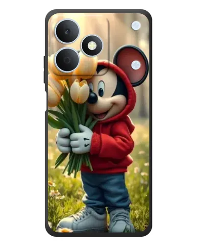 Чохол для Realme Note 80 з картинкою «Міккі з тюльпанами» Чохол для Realme Note 80 з картинкою «Міккі з тюльпанами»