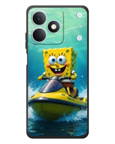 Чохол для Realme Note 80 з картинкою «Спанч Боб на гідроциклі» Чохол для Realme Note 80 з картинкою «Спанч Боб на гідроциклі»