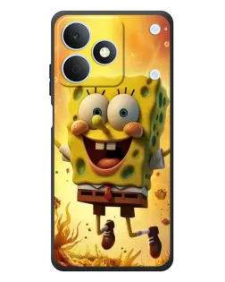 Чохол для Realme Note 80 з картинкою «Губка Боб стрибає»