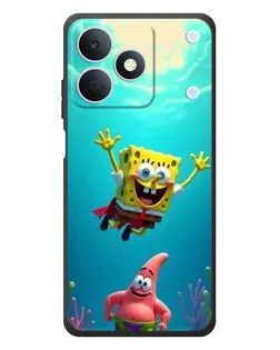 Чехол для Realme Note 80 с картинкой «Спанч Боб под водой»