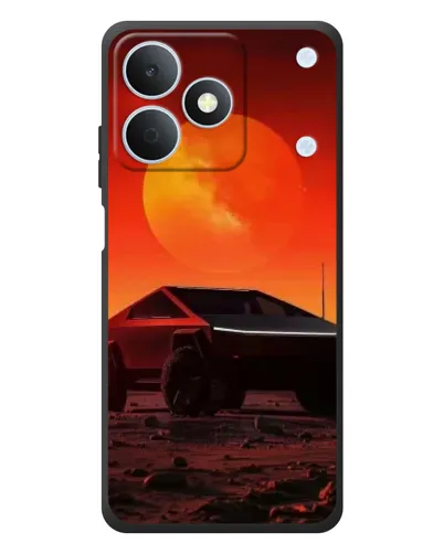 Чохол для Realme Note 80 з картинкою «Cybertruck на Марсі»