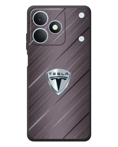 Чохол для Realme Note 80 з картинкою «Металева текстура Tesla»