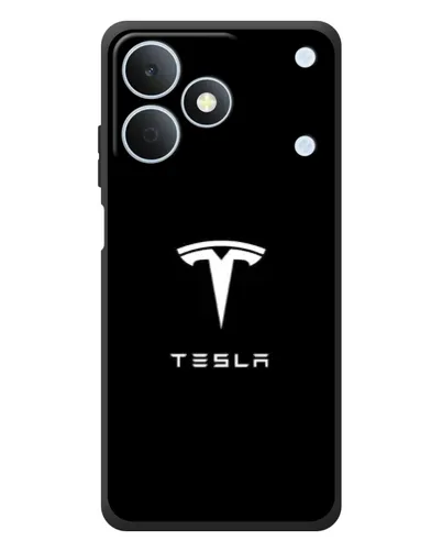 Чохол для Realme Note 80 з картинкою «Tesla White Logo»