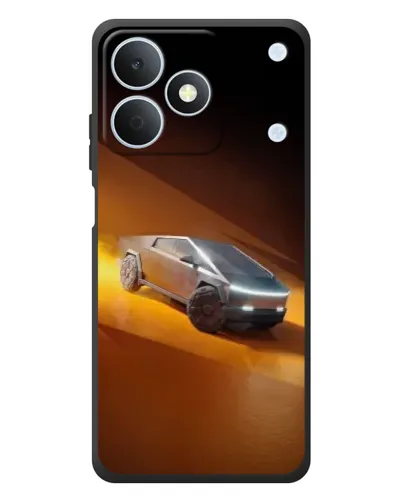 Чохол для Realme Note 80 з картинкою «Cybertruck у пустелі»