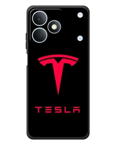 Чохол для Realme Note 80 з картинкою «Tesla Red Logo»