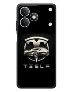 Чохол для Realme Note 80 з картинкою «Tesla — срібне авто» Чохол для Realme Note 80 з картинкою «Tesla — срібне авто»