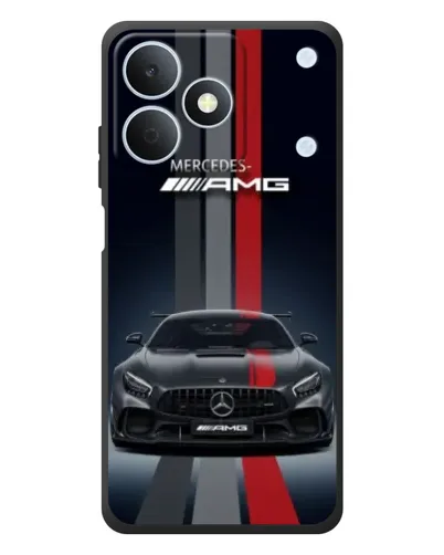 Чохол для Realme Note 80 з картинкою «Mercedes — білий карбон»