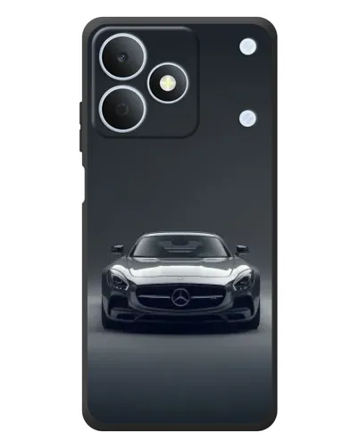 Чохол для Realme Note 80 з картинкою «Mercedes на чорному»