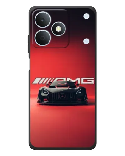 Чохол для Realme Note 80 з картинкою «Mercedes AMG — червона лінія»