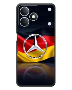 Чохол для Realme Note 80 з картинкою «Mercedes — прапор Німеччини»