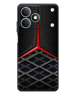 Чохол для Realme Note 80 з картинкою «Mercedes Carbon Grid»